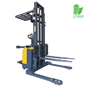 LITIO 2000 Kgs / 3.5 Metros Apilador Rher Full Eléctrico hombre a Bordo Base Ancha