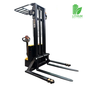 LITIO 1500 kilos / 3.5 metros Apilador Full Eléctrico Marca RHER Base Ancha